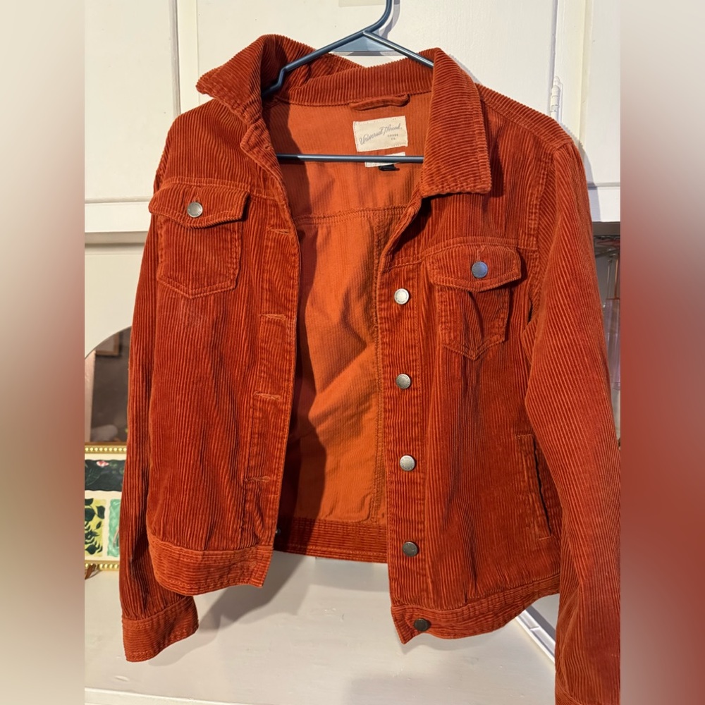 Universal Thread Orange Corduroy jacket